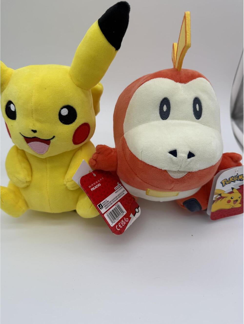 Pokémon Plush Lot - 8" Pikachu & Fuecoco Jazwares - New with Tags (NWT)